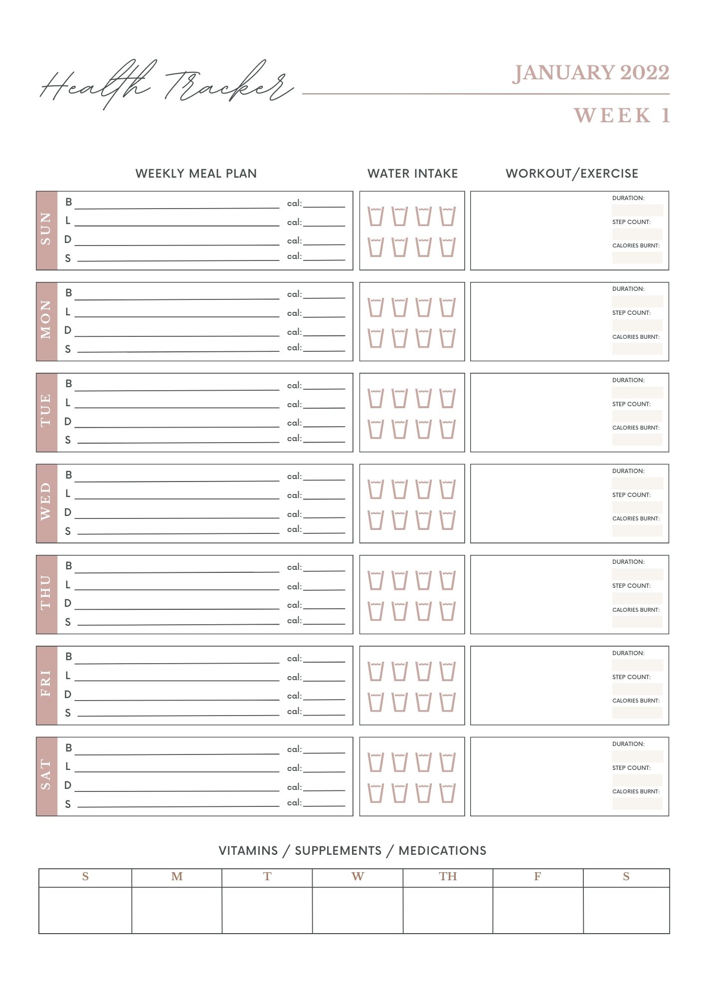 Health & Wellness Tracker